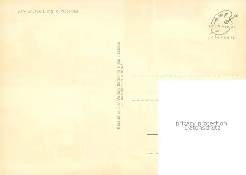 AK / Ansichtskarte Guester Pruess See Seepavillon Gaststaette Badeinsel Kiosk Minigolf Guester