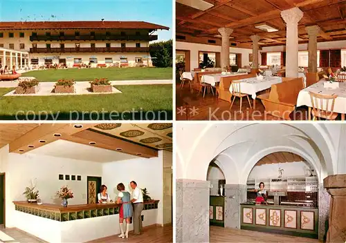 AK / Ansichtskarte Brannenburg Erholungsheim der D.P.G. Empfang Restaurant Theke Brannenburg