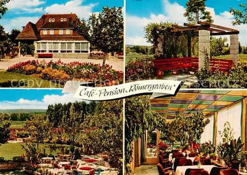 AK / Ansichtskarte Geisselhardt Cafe Pension Roemergraben am Limes Geisselhardt