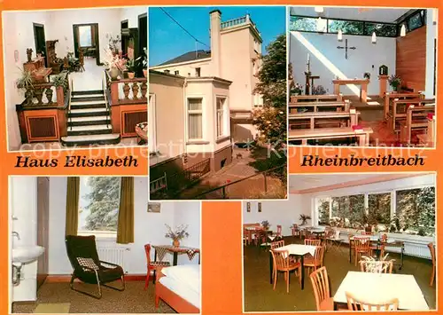 AK / Ansichtskarte Rheinbreitbach KKF Haus Elisabeth Schulungs  und Erholungsheim Kapelle Rheinbreitbach