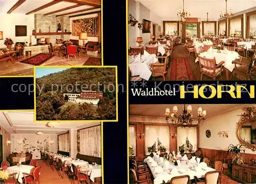 AK / Ansichtskarte Iserlohn Waldhotel Horn Restaurant Iserlohn