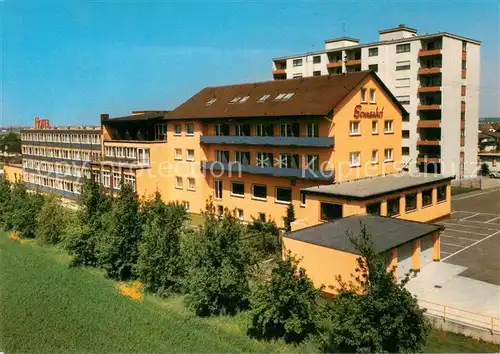 AK / Ansichtskarte Leutershausen_Hirschberg_Bergstrasse Hotel Sonnenhof Leutershausen_Hirschberg