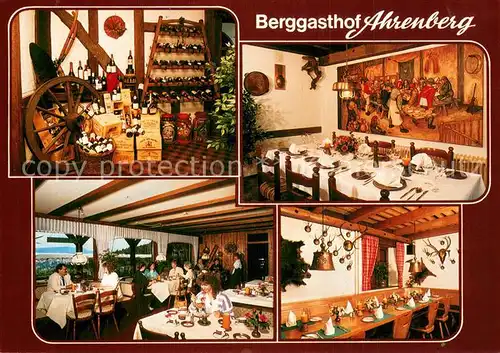 AK / Ansichtskarte Bad_Sooden Allendorf Berggasthof Ahrenberg Gastraeume Bad_Sooden Allendorf