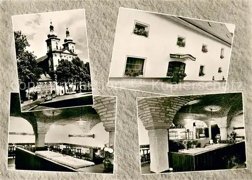 AK / Ansichtskarte Waldsassen Kellerschenke am Kloster Gastraeume Kirche Waldsassen