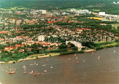 AK / Ansichtskarte Wedel_Pinneberg Fliegeraufnahme Wedel Pinneberg
