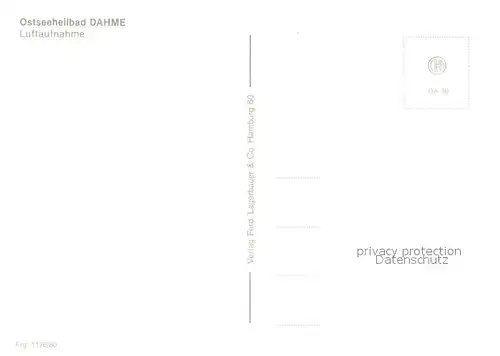 AK / Ansichtskarte Dahme_Ostseebad_Holstein Fliegeraufnahme 