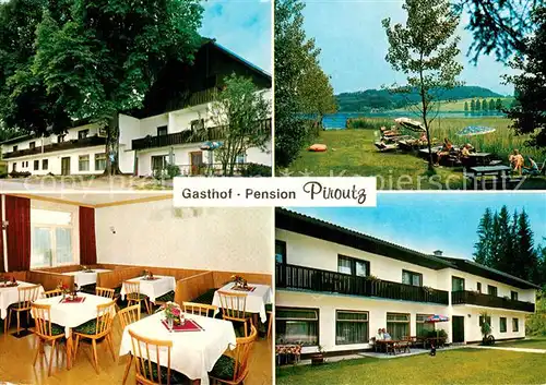 AK / Ansichtskarte Eberndorf Gasthof Pension Piroutz Gaststube Park Badestrand Eberndorf