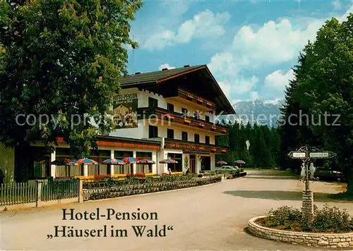 AK / Ansichtskarte Groebming_Steiermark Hotel Pension Haeuserl im Wald Groebming_Steiermark