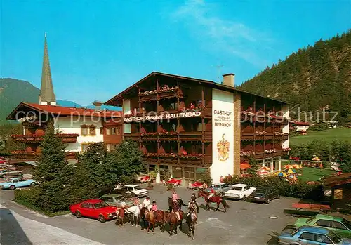 AK / Ansichtskarte Erpfendorf Gasthof Berghof Hotel Hallenbad Erpfendorf
