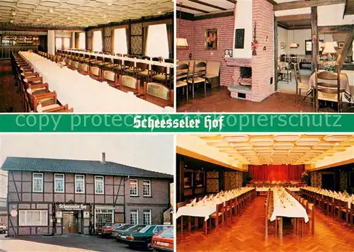 AK / Ansichtskarte Scheessel Scheesseler Hof Gasthaus Informationen Scheessel
