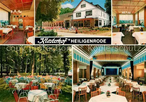 AK / Ansichtskarte Heiligenrode_Bremen Klosterhof Teilansichten Innen Terrasse Heiligenrode Bremen