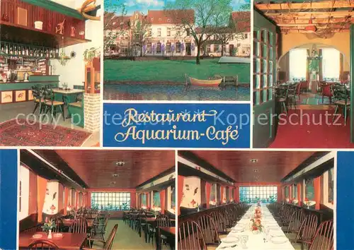 AK / Ansichtskarte Friedrichstadt_Eider Restaurant Aquarium Cafe Friedrichstadt_Eider