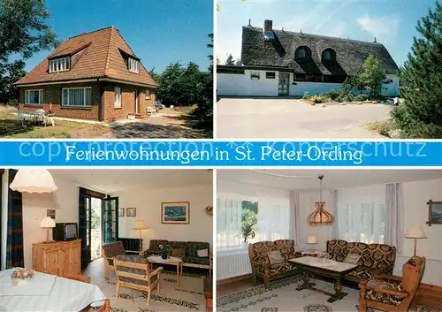 AK / Ansichtskarte St_Peter Ording Ferienwohnungen Informationen St_Peter Ording