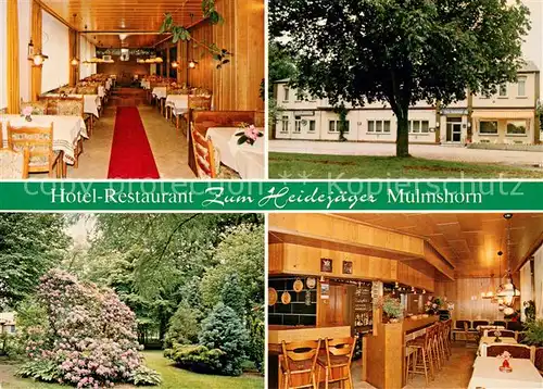 AK / Ansichtskarte Mulmshorn Restaurant Hotel Zum Heidejaeger Mulmshorn