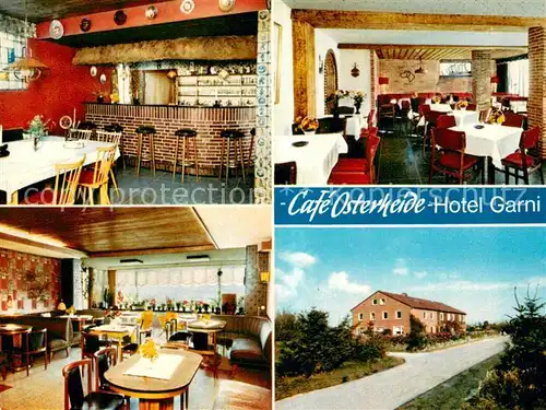 AK / Ansichtskarte Nieblum Cafe Osterheide Hotel Garni Standortbeschreibung Nieblum