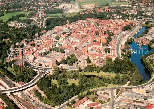 AK / Ansichtskarte Stade_Niederelbe Fliegeraufnahme Gesamtansicht Stade Niederelbe