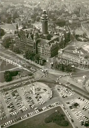 AK / Ansichtskarte Leipzig Fliegeraufnahme Rathaus Leipzig