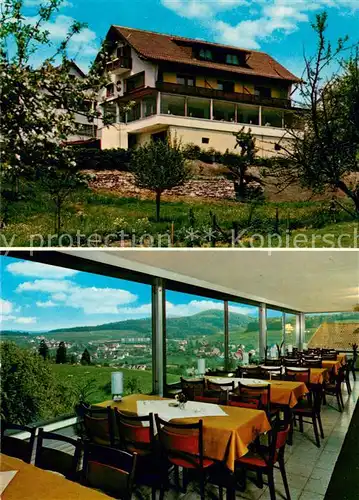 AK / Ansichtskarte Waldmichelbach Cafe Kirchberg Pension Waldmichelbach