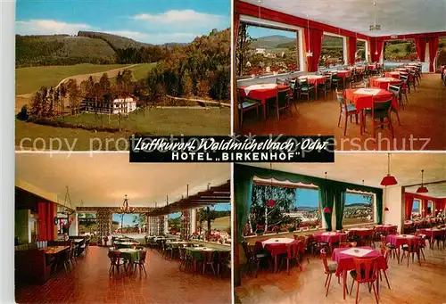 AK / Ansichtskarte Waldmichelbach Restaurant Birkenhof Teilansichten Waldmichelbach