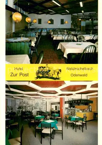 AK / Ansichtskarte Waldmichelbach Hotel Zur Post Innenansichten Waldmichelbach