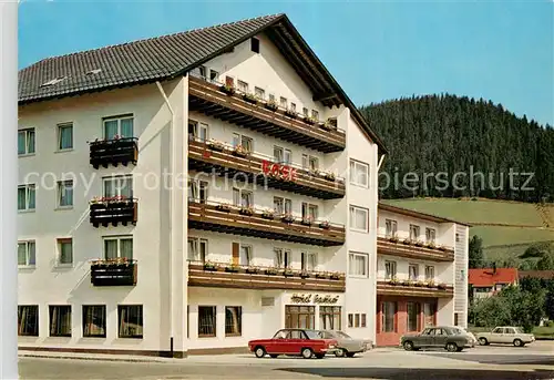 AK / Ansichtskarte Baiersbronn_Schwarzwald Hotel Gasthof Rose Aussenansicht Baiersbronn Schwarzwald