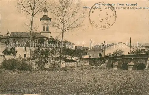 AK / Ansichtskarte Menil la Tour Le Pont du Terroin et lEntree du village Menil la Tour