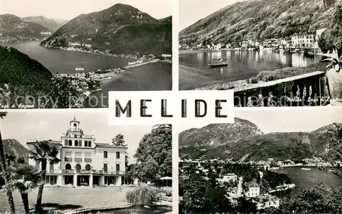 AK / Ansichtskarte Melide_Lago_di_Lugano Vue partielle Melide_Lago_di_Lugano