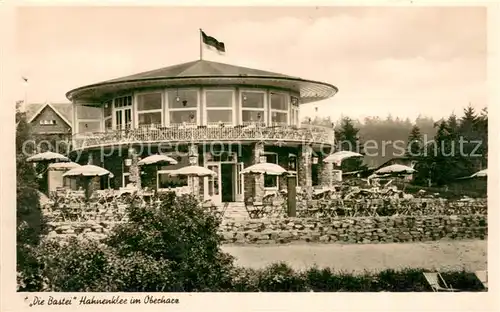 AK / Ansichtskarte Hahnenklee Bockswiese_Harz Die Bastei Restaurant und Kaffee Hahnenklee Bockswiese
