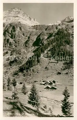 AK / Ansichtskarte Golzernalp_Windgaelle_UR Panorama 