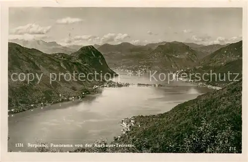 AK / Ansichtskarte Serpiano_TI Panorama von der Kurhaus Terrasse Serpiano TI