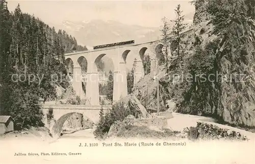 AK / Ansichtskarte Chamonix J.J. 2230 Bruecke  Chamonix