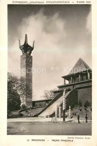AK / Ansichtskarte Exposition_Coloniale_Paris_1931 MADAGASCAR 
