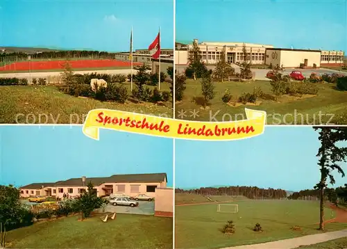 AK / Ansichtskarte Lindabrunn_Enzesfeld Karl Beck Sportschule Sportanlagen 