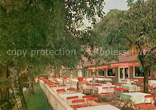 AK / Ansichtskarte Neukloster_Niederelbe Restaurant Cafe Seeburg Terrasse Neukloster_Niederelbe