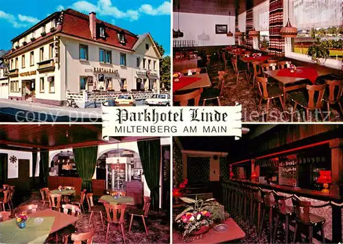 AK / Ansichtskarte Miltenberg_Main Parkhotel Linde Restaurant Bar Miltenberg Main