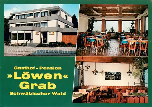 AK / Ansichtskarte Grab Gasthof Pension Loewen Gaststube Grab