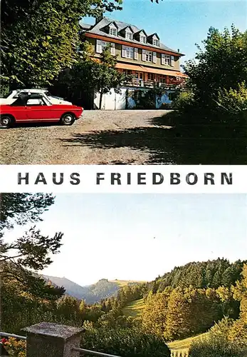 AK / Ansichtskarte Bad_Saeckingen Waerlandheim Haus Friedborn Landschaftspanorama Bad_Saeckingen