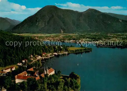 AK / Ansichtskarte Tegernsee Schloss und Wallberg Tegernsee