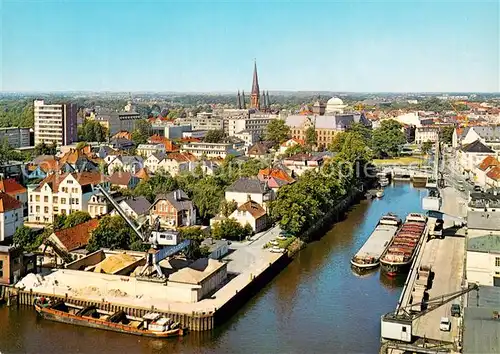 AK / Ansichtskarte Oldenburg_Niedersachsen Stadtpanorama Oldenburg Niedersachsen