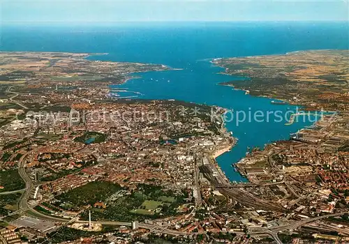AK / Ansichtskarte Kiel Stadt und Foerde mit Blick auf die Ostsee Kiel
