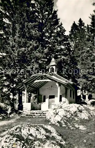 AK / Ansichtskarte Chexbres Chapelle pittoresque au Lac Tanay Chexbres