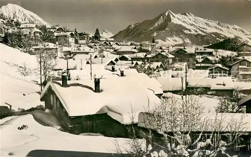 AK / Ansichtskarte Leysin_VD Village avec le Pic Chaussy Gummfluh et le Mont d Or 