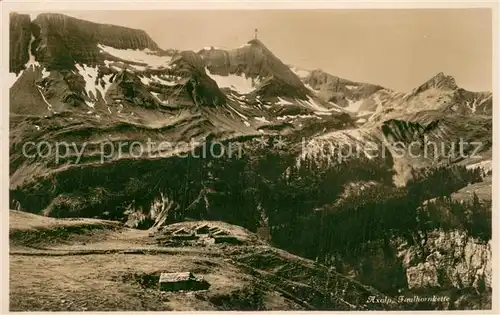 AK / Ansichtskarte Axalp_BE Faulhornkette Axalp_BE