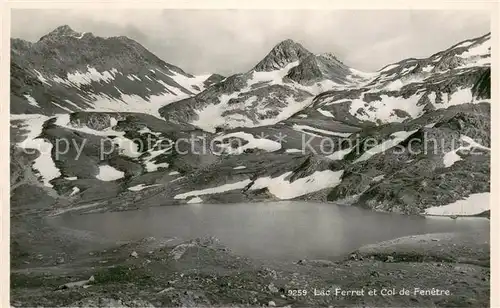 AK / Ansichtskarte Lac_Ferret_VS et Col de Fenetre 