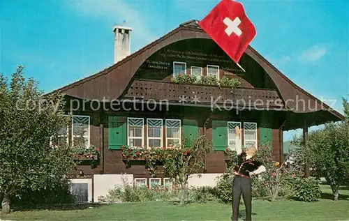 AK / Ansichtskarte Glarus_GL Swiss Flag Thrower Glarus_GL