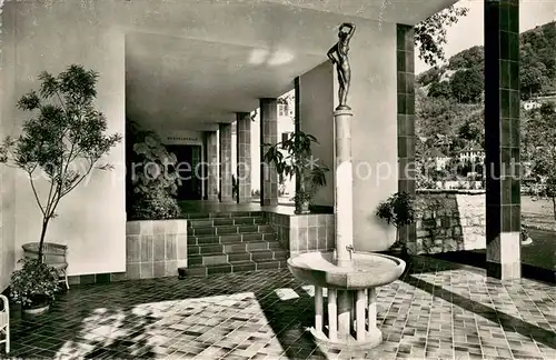 AK / Ansichtskarte Baden__AG Trinkkuranlage Brunnenfigur aus Bronce 