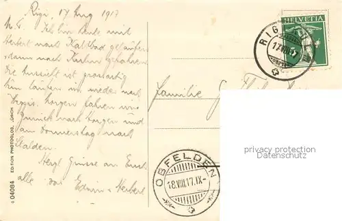 AK / Ansichtskarte Rigi_Kulm Hotel Rigi Kulm mit den Alpen Rigi_Kulm