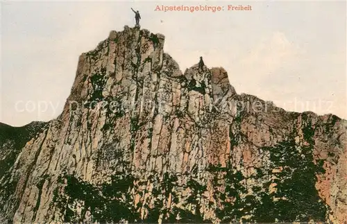 AK / Ansichtskarte Alpstein_GR Alpsteingebirge Freiheit 