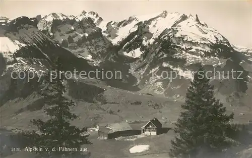 AK / Ansichtskarte Alpstein_GR Blick von den Faehnern 