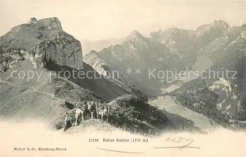 AK / Ansichtskarte Appenzell_IR Hoher Kasten Appenzell IR